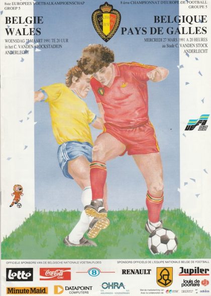 Belgium v Wales  27-Mar-1991