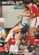 Bristol City v West Bromwich Albion  17-Apr-1995