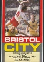 Bristol City v Wigan Athletic 30-Apr-1988