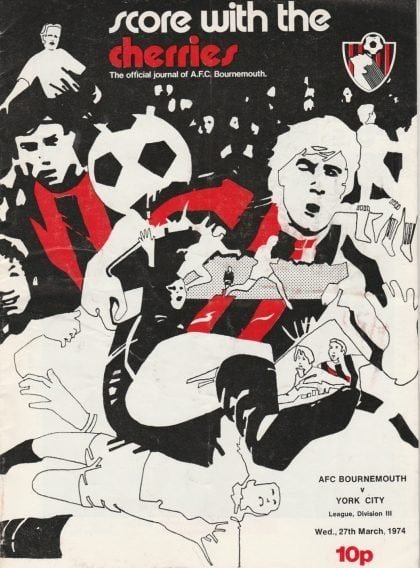 AFC Bournemouth v York City 27-Mar-1974