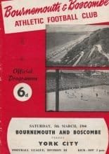 Bournemouth & Boscombe Athletic v York City 05-Mar-1966