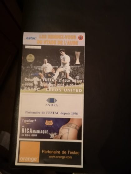 Troyes v Leeds United 01-Nov-2001