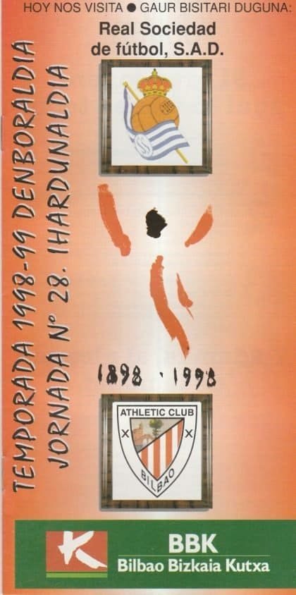Athletic Bilbao v Real Sociedad  1998-99
