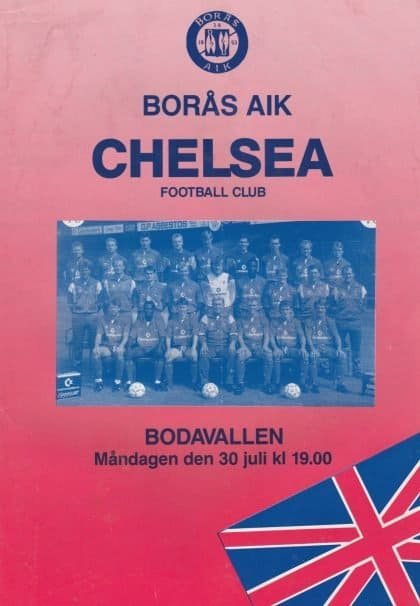 Borås AIK v Chelsea  30-Jul-1990