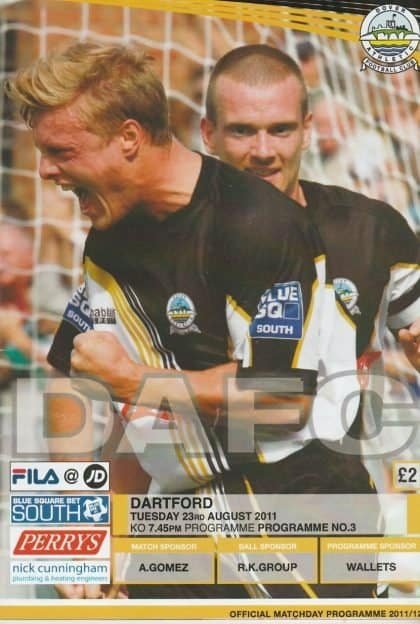Dover Athletic v Dartford 23-Aug-2011