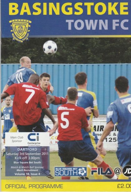 Basingstoke Town v Dartford 03-Sep-2011
