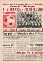 TJ Vitkovice v IFK Gothenburg 07-Jul-1984