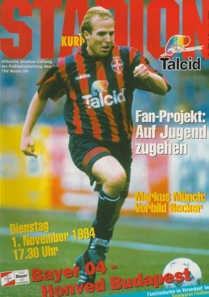 Bayer 04 Leverkusen v Honved  01-Nov-1994