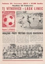 TJ Vitkovice v Lask Linz 28-Jul-1984