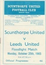 Scunthorpe United v Leeds United  25-Oct-1965