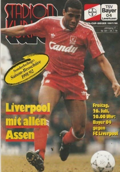 Bayer 04 Leverkusen v Liverpool  26-Jul-1991