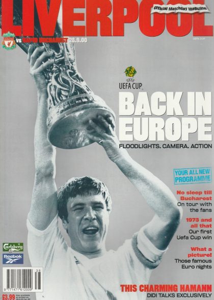 Liverpool v Rapid Bucharest 28-Sep-2000