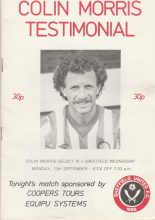Colin Morris Select XI v Sheffield Wednesday 12-Sep-1988