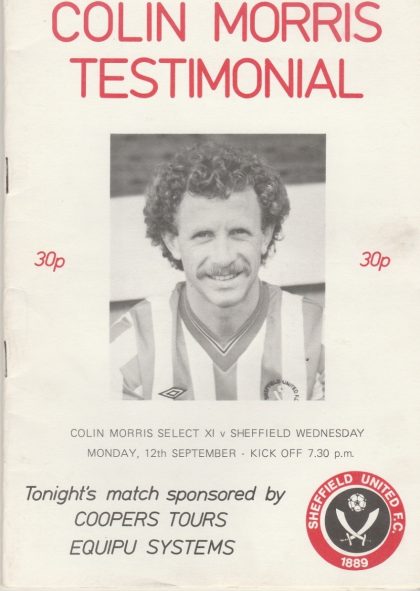 Colin Morris Select XI v Sheffield Wednesday 12-Sep-1988