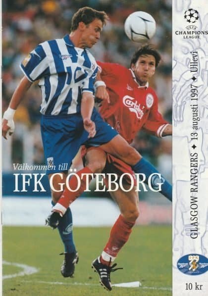 IFK Gothenburg v Glasgow Rangers 13-Aug-1997