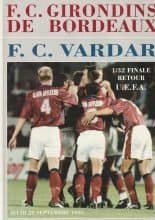 Girondins Bordeaux v FC Vardar Skopje  28-Sep-1995