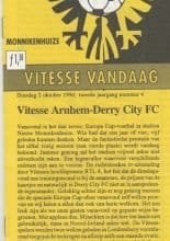 Vitesse Arnhem v Derry City 02-Oct-1990