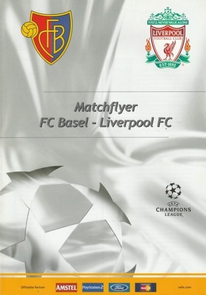 FC Basel v Liverpool 12-Nov-2002