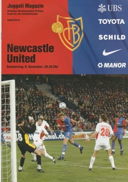 FC Basel v Newcastle United 06-Nov-2003