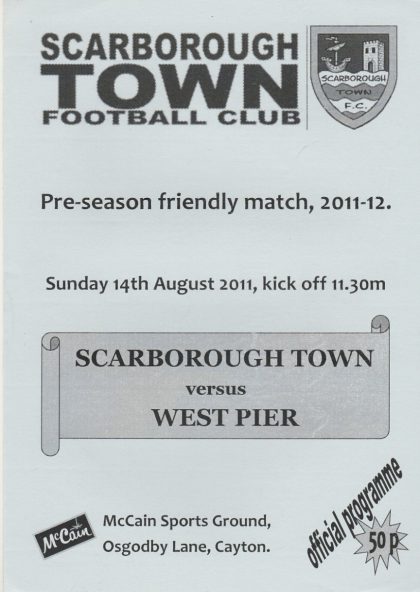 Scarborough Town v West Pier  14-Aug-2011
