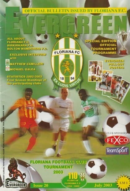 Floriana Tournament 2003 - Floriana/Birkirkara/Bolton Wanderers