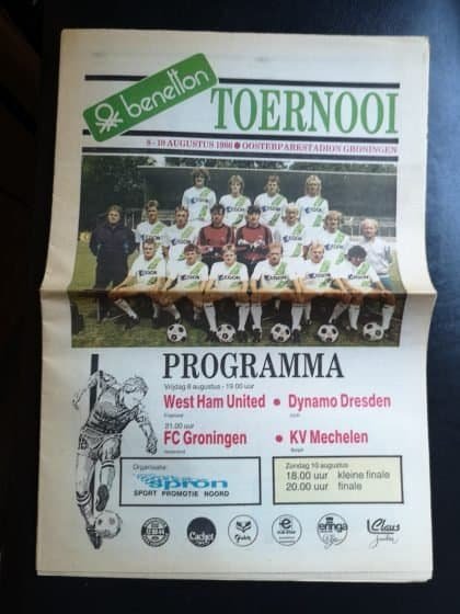FC Groningen Benetton Tournament 1986