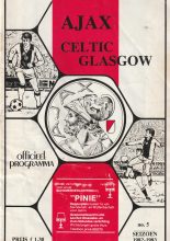 Ajax Amsterdam v Glasgow Celtic 29-Sep-1982