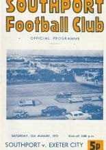 Southport v Exeter City  12-Aug-1972