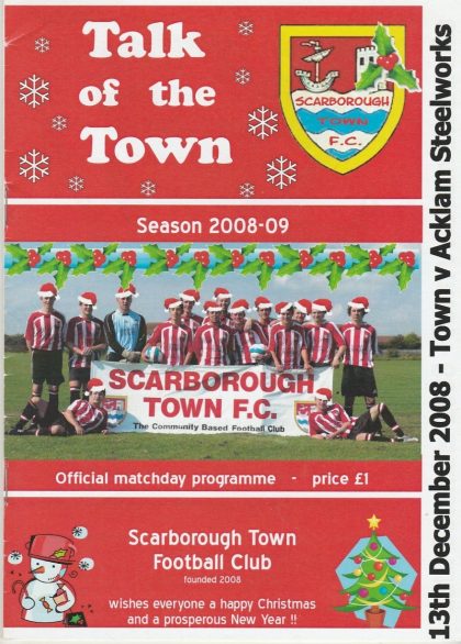 Scarborough Town v Acklam Steelworks 13-Dec-2008