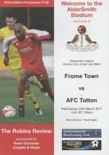 Frome Town v AFC Totton 23-Mar-2011
