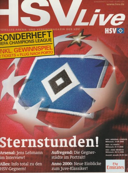Hamburg SV v FC Porto 01-Nov-2006