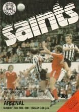 St Mirren v Arsenal 15-Feb-1981