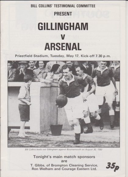 Gillingham v Arsenal 17-May-1983