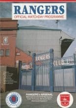 Glasgow Rangers v Arsenal 19-Dec-1989