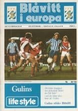 IFK Gothenburg v Arsenal 19-Mar-1980