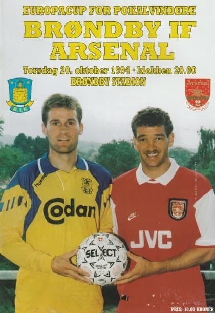 Bronby IF v Arsenal 20-Oct-1994