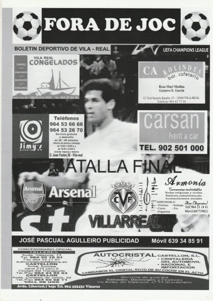 Villareal v Arsenal   25-Apr-2006