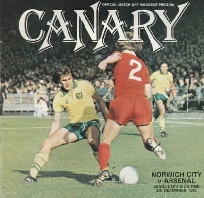 Norwich City v Arsenal 09-Dec-1978