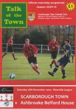 Scarborough Town v Ashbrook Belford House  28-Nov-2009