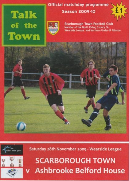 Scarborough Town v Ashbrook Belford House  28-Nov-2009