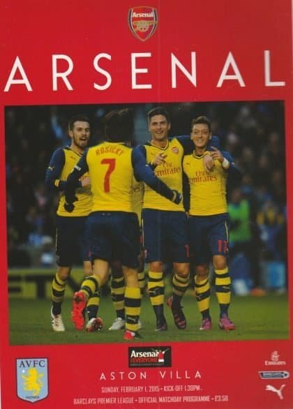 Arsenal v Aston Villa 01-Feb-2015