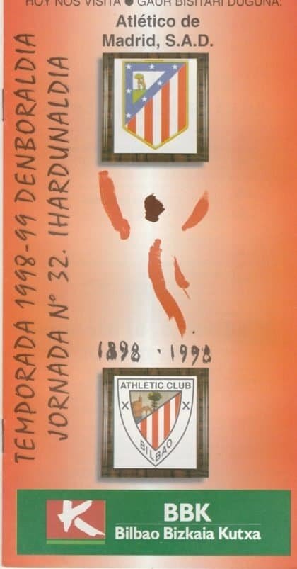 Athletic Bilbao v Atletico Madrid 1998-99