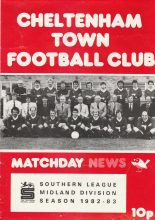 Cheltenham Town v Aylesbury United  23-Apr-1983