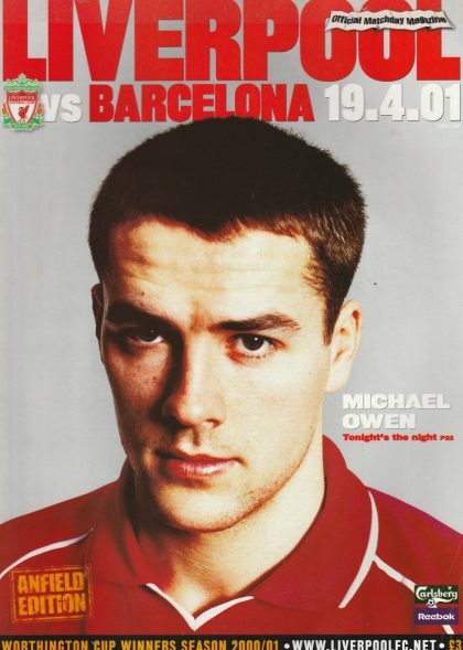 Liverpool v Barcelona 19-Apr-2001
