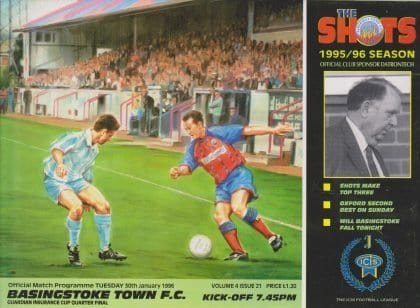 Aldershot Town v Basingstoke Town 30-Jan-1996