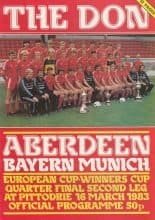 Aberdeen v Bayern Munich 16-Mar-1983