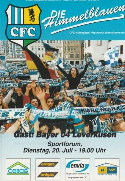 Chemnitzer v Bayer Leverkusen 20-Jul-1999