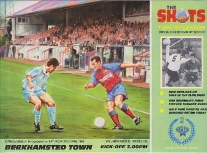 Aldershot Town v Berkhamsted Town 27-Apr-1996