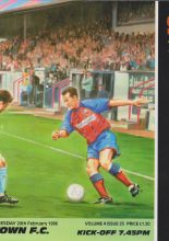 Aldershot Town v Billericay Town  20-Feb-1996
