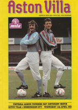 Aston Villa v Birmingham City 13-Apr-1988